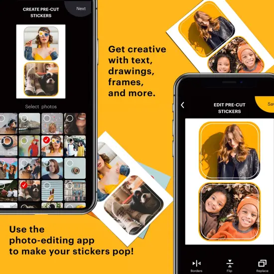 Kodak 2x3&rdquo; Zink Pre-Cut Sticker Photo Paper (30 Sheets) for the Kodak 2x3&rdquo; Instant Printers (Except Printomatic) {3}