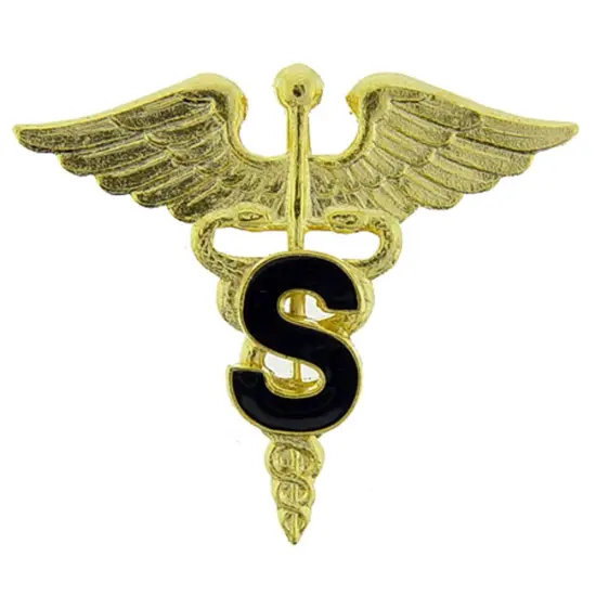 EagleEmblems P10457 PIN-Army,Medic,CAD,SPEC. (GLD) (1.125'') {1}