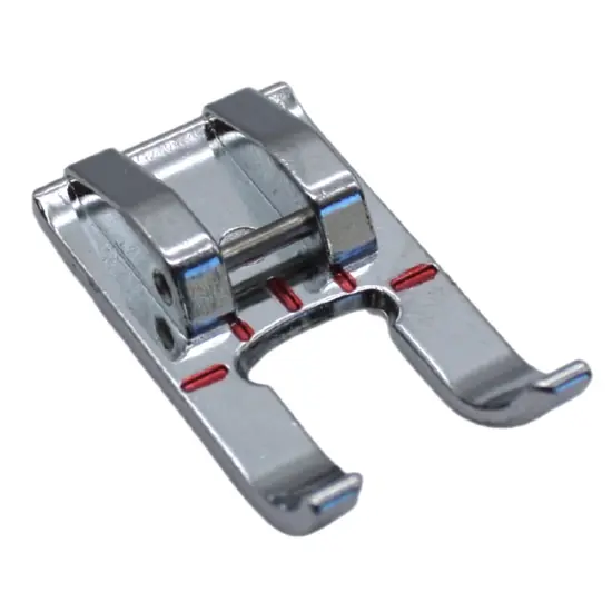 Brother SA186 7mm Metal Open Toe Sewing Foot Snap On {1}