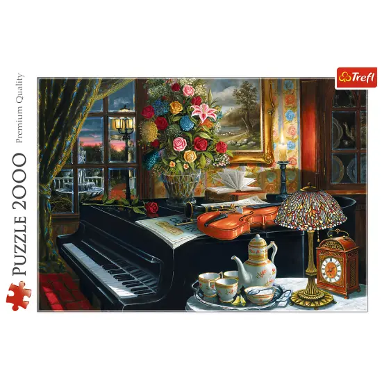2000 Piece Jigsaw Puzzle, Sounds of Music, Instruments and Piano Puzzle, Adult Puzzles, Trefl 27112 {3}