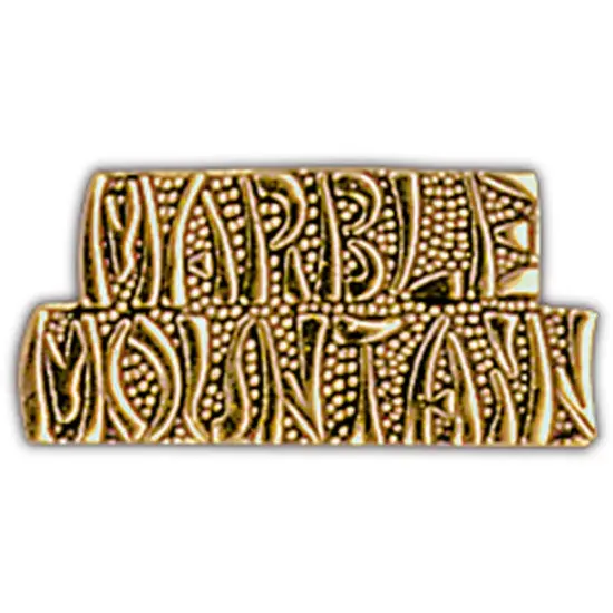 Marble Mountain Pin 1" {1}