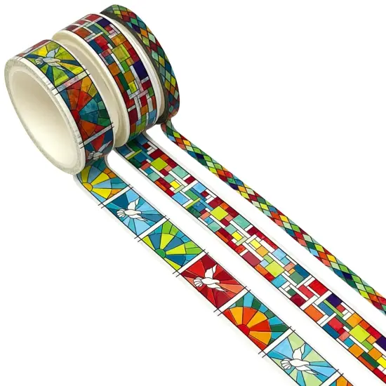 Wrapables Geometric Washi Masking Tape Set (3 Rolls) {2}