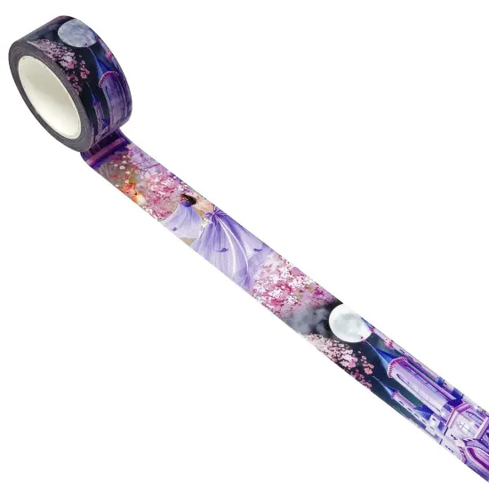 Wrapables Beautiful Scenery Washi Masking Tape Purple Fantasy {2}