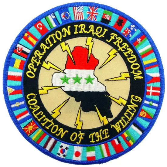 Operation Iraqi Freedom Coalition Patch 5" {1}
