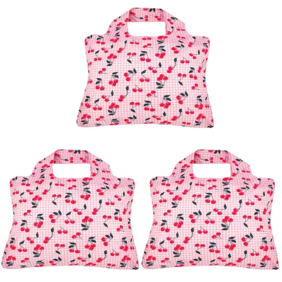 Envirosax Trio Reusable Shopping Bags, (Set of 3), Cherry Lane Cherries {1}