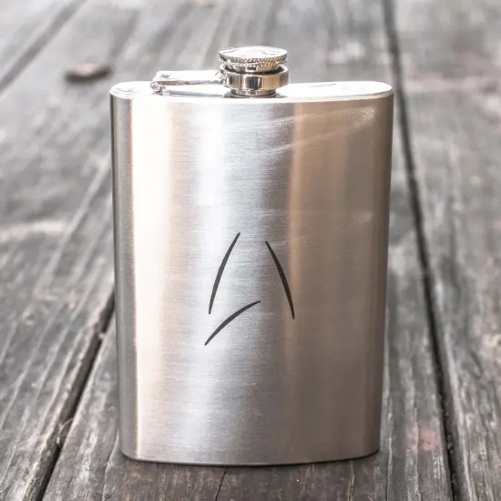 8oz Beyond Stainless Steel Flask {1}