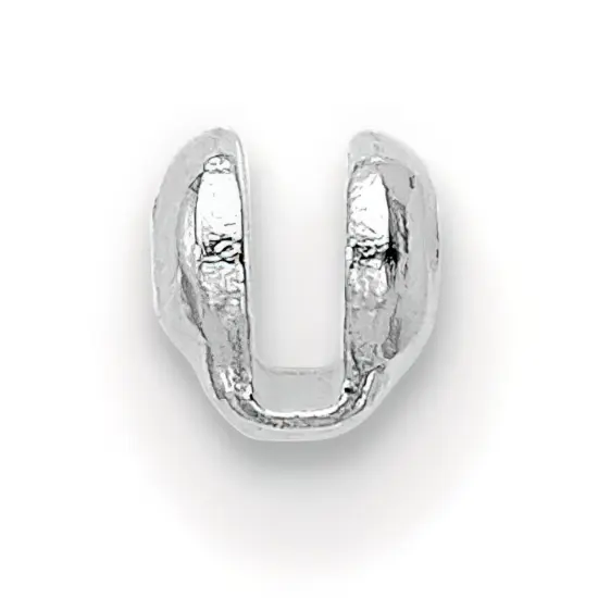 18K White Gold Cuff Link Joint {1}