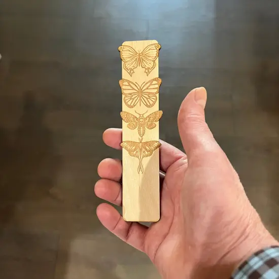 Bookmark - Moth and Butterfly - Bookmark {2}