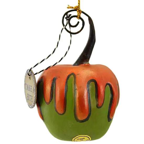 Green Apple Orange Poison Ornament Mini 4" {2}