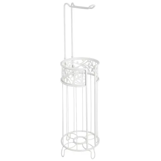mDesign Steel Toilet Paper Roll Storage and Dispenser for Bathroom {5}