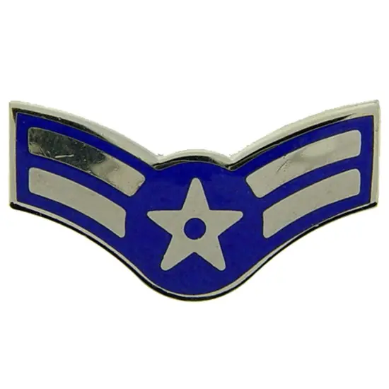 U.S. Air Force E3 Airman First Class Pin 1" {1}