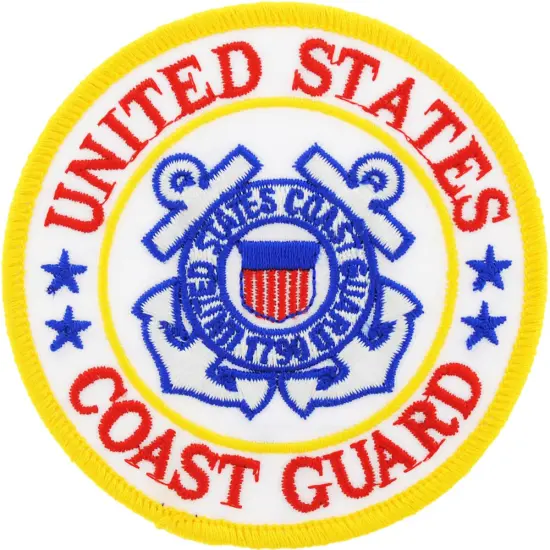 Eagle Emblems Patch-US Coast Guard Logo 3 (3") {1}