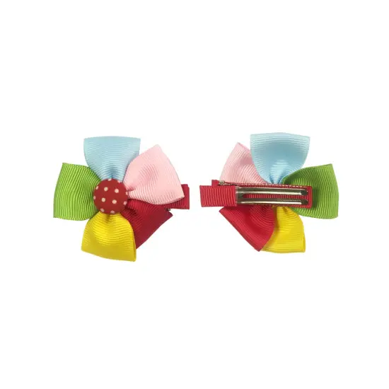 Wrapables Rainbow Flowers and Bows Hair Accessories (Set of 12) {5}