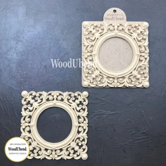 WoodUbendPack of Ornate Square Picture Frames WUB 5510 {1}