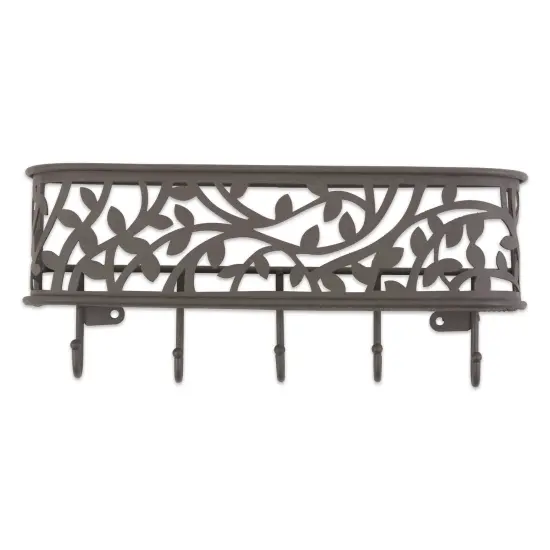 DII Wall Mount Mail & Kery Organizer Dark Grey {2}