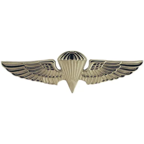 EagleEmblems P64044 Wing-USN/USMC,para,Basic (SLV-Mini) (1.5'') {1}