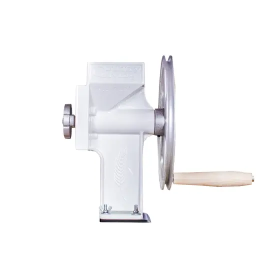 Country Living Grain Mill - Hand Crank Non-Electric Grinder with 12 inch Flywheel, Holds up to 2 lb, 15 inches High {4}