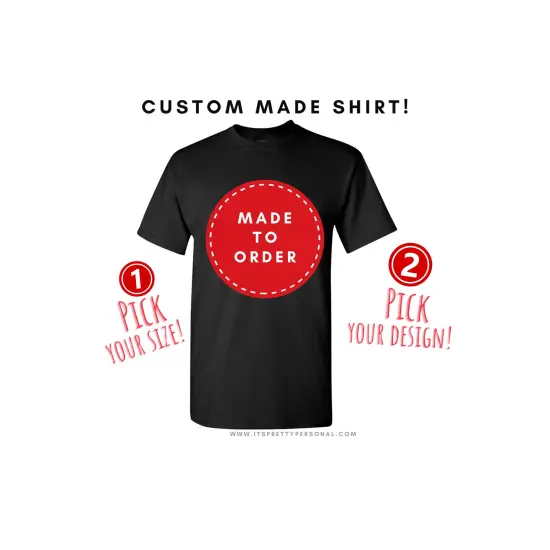 MADE TO ORDER- Unisex Shirt [READ LISTING!] Cardinal Red {1}