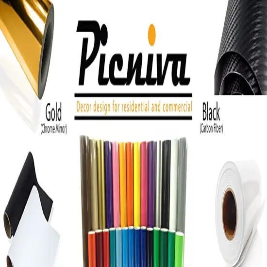 Picniva Roll of Repositionable Adhesive-Backed Vinyl for Craft Cutters, Punches and Vinyl Sign Cutters {2}