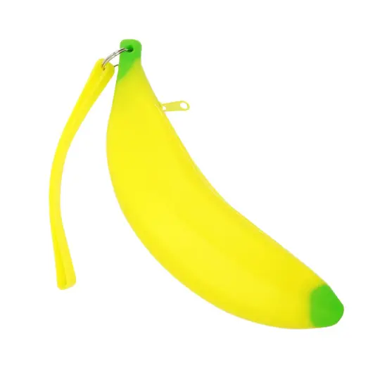 Wrapables Silicone Banana Pencil Pouch Coin Purse Key Holder (Set of 2) {2}