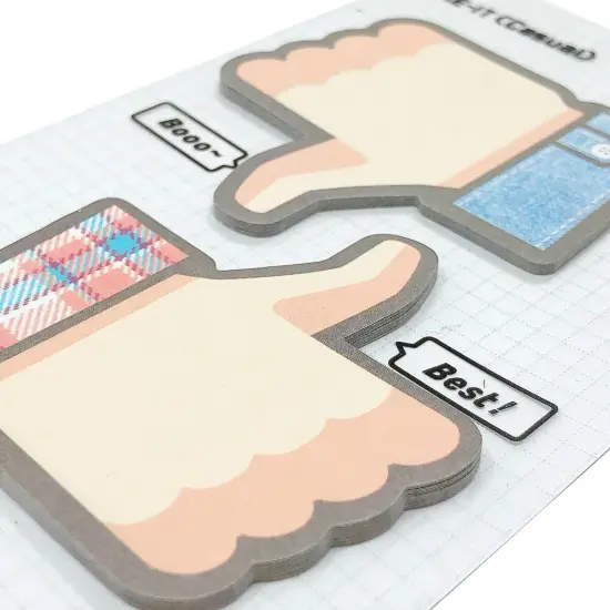Wrapables Thumbs Up Thumbs Down Sticky Notes (Set of 2) {5}