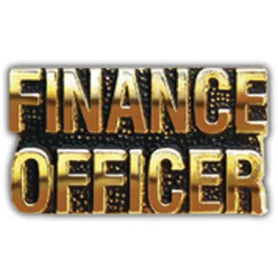 EagleEmblems P14207 PIN-Script,Finance Off. (1'') {1}