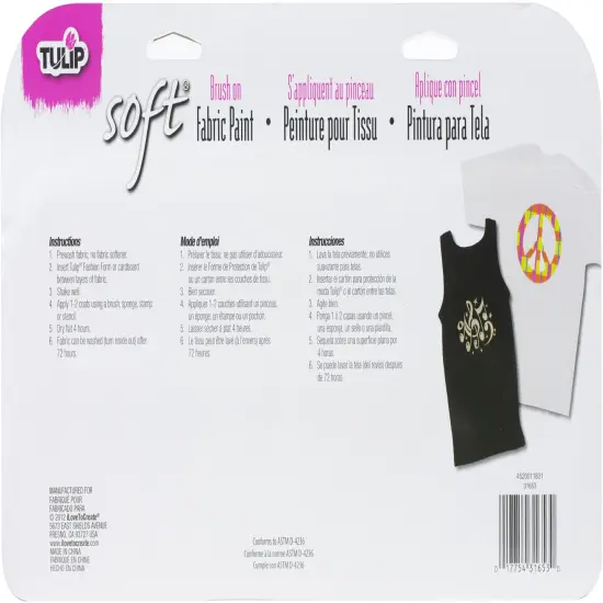 Tulip Soft Brush On Fabric Paint 1oz 10/Pkg-Assorted {3}