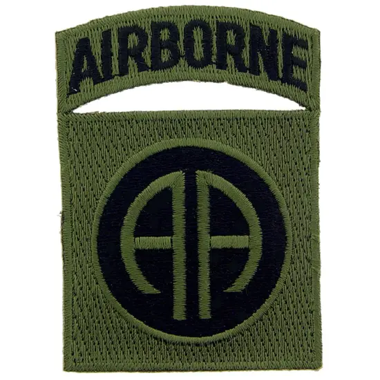 U.S. Army 82nd Airborne Patch Green 3" {1}
