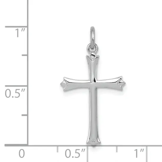 Sterling Silver Cross Charm Jewerly 22mm x 15mm {2}