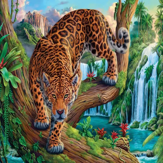 Sunsout Prowling Leopard 1000 pc Jigsaw Puzzle 42901 {1}