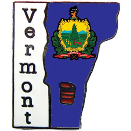 Vermont Map Pin 1" {1}