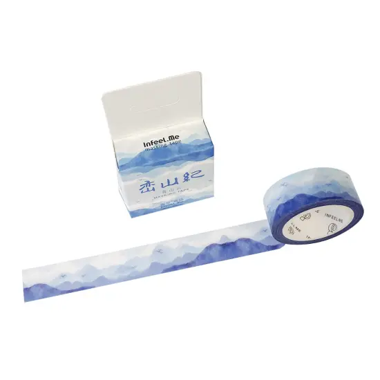 Wrapables Scenic Nature Washi Masking Tape Blue Mountains {2}