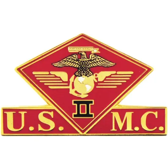 PINS- USMC, Marine Core 002ND MC WING (1-3/8") {1}