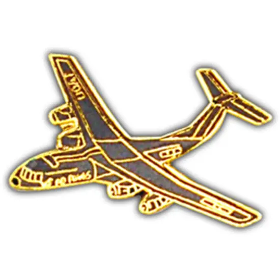 C-141 Starlifter Airplane Pin Left 1 1/2" {1}