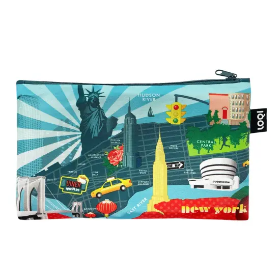 LOQI Urban Cities Zip Pockets (Set of 4) {4}