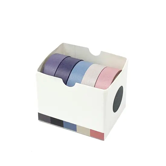 Wrapables Solid Color Washi Tape (Set of 5) Storm {2}