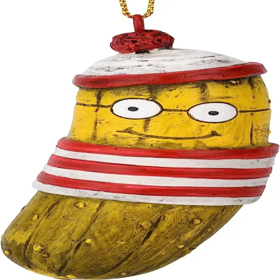 Tree Buddees Where's Pickle? Funny Hiding Pickles Christmas Ornament Tradition {1}