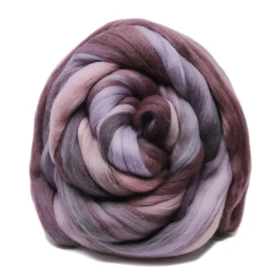 100% Superfine Merino Fiber: Top Notch. Soft Combed Top Roving Color Blend for Spinning, Felting, Weaving Daydream {2}