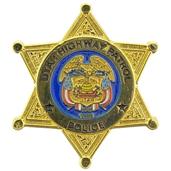Utah Highway Patrol Badge Pin 1" {1}