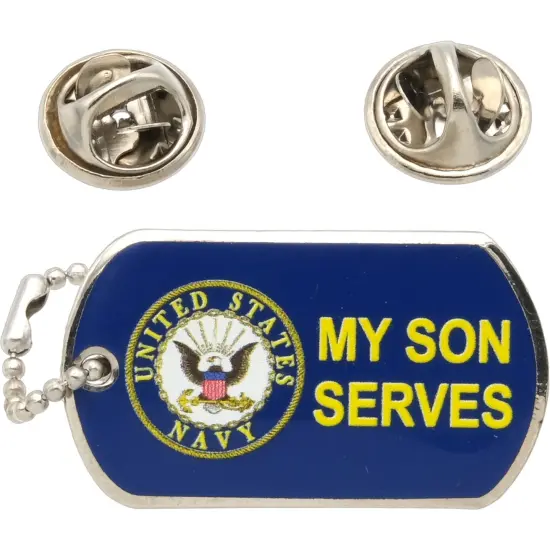 U.S. Navy My Son Is In The Navy Pin 7/8" {1}