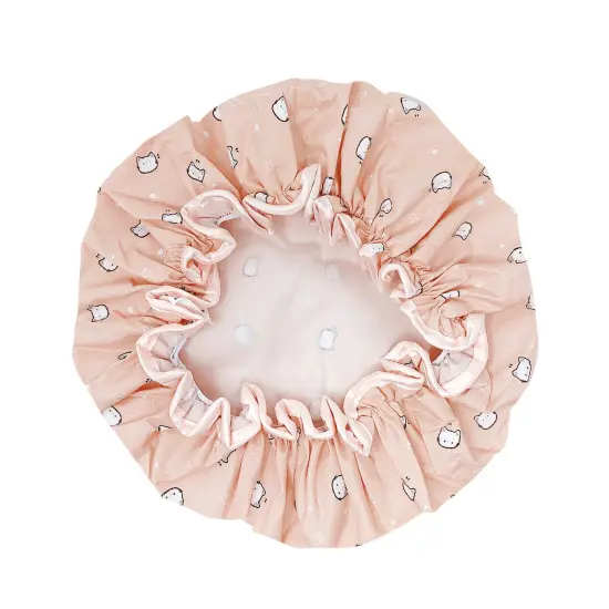 Wrapables Reusable Women's Waterproof Shower Caps for Long Hair Kitties {2}