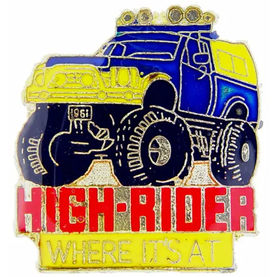 High Rider Monster Truck Pin 1" {1}