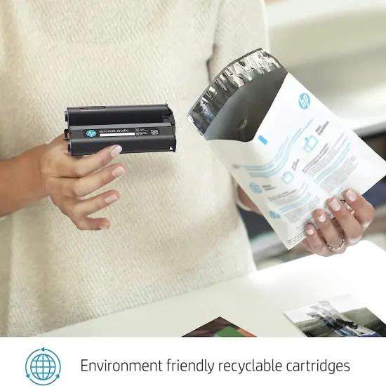 HP Sprocket Studio 4x6 Photo Paper (80 Sheets) & 2 Cartridges for HP Sprocket Studio Printer {5}