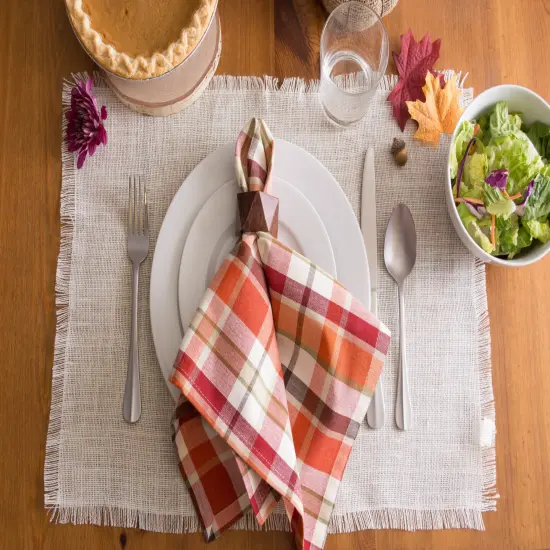 DII Bleached Jute Placemat (Set of 6) {2}