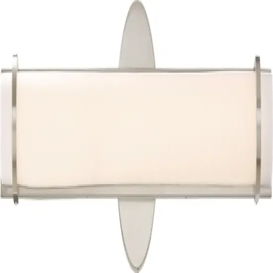 Nuvo Slice 1-Light 36" LED Double Wall Vanity Sconce in Polished Nickel Finish {1}