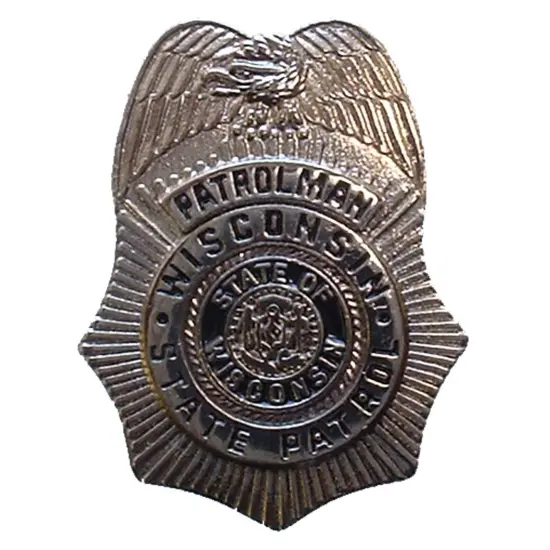 Wisconsin State Patrol Badge Pin 1" {1}