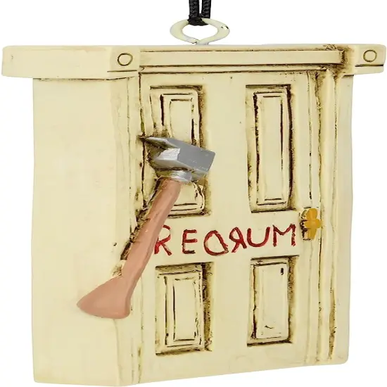 Tree Buddees Creepy Door with an Axe Through it Halloween/Christmas Ornaments {3}