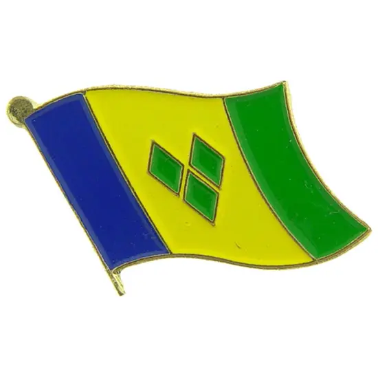 St. Vincent Flag Pin 1" {1}