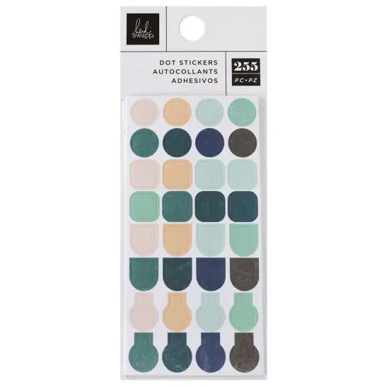Heidi Swapp Set Sail Dot Stickers-255/Pkg {1}
