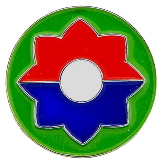 EagleEmblems P62277 PIN-Army,009TH INF.DIV. (PWT) (.875'') {1}